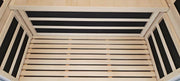 2 Person Indoor Infrared Sauna - Black - Outdoor Living