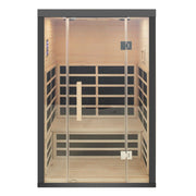 2 Person Indoor Infrared Sauna - Black - Outdoor Living