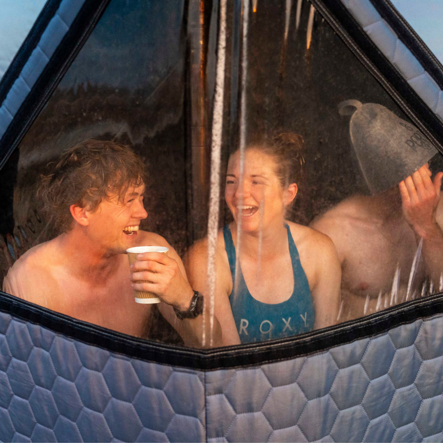 PortaSauna HEX - 4 Person Portable Outdoor Sauna