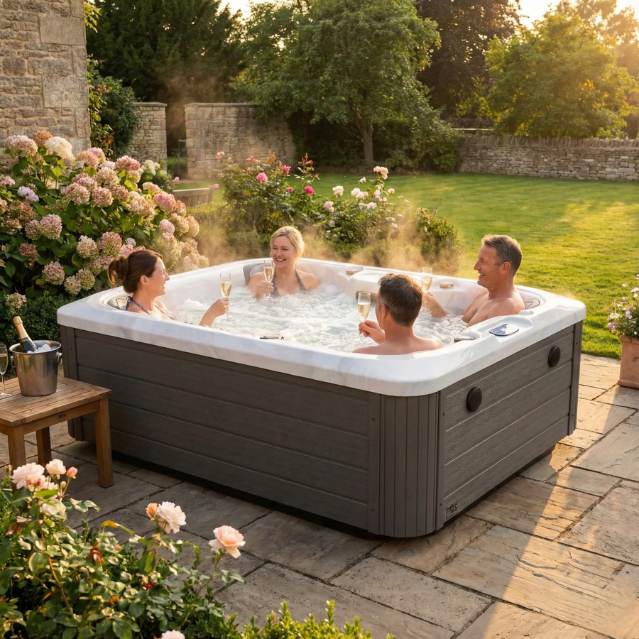 Outdoor Living Reef Hot Tub | 4-Person Spa with 20 Jets & Balboa Controls