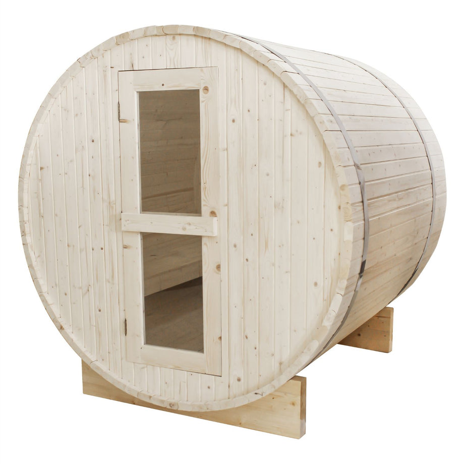 6 Person Barrel Outdoor Sauna
