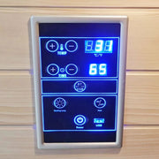 2 Person Indoor Infrared Sauna - Black - Outdoor Living
