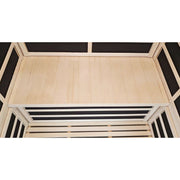 2 Person Indoor Infrared Sauna - Black - Outdoor Living